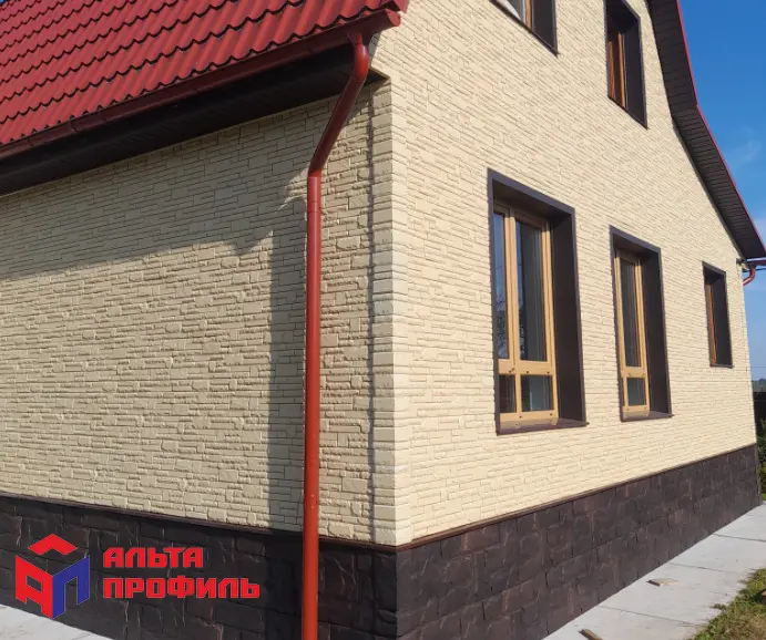 ПАНЕЛЬ КАМЕНЬ СКАЛИСТЫЙ ЭКО, ЦВЕТ КРЕМОВЫЙ