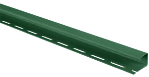 Планка "J - trim" Зелёная Т-15 - 3,00м