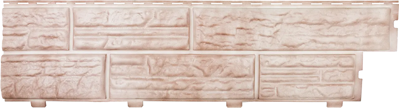 Формованный сайдинг, Сланцевая порода, цвет Кремовый