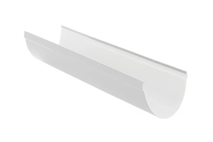 Желоб 115мм, ПВХ, серия Стандарт, 4м, цвет Белый