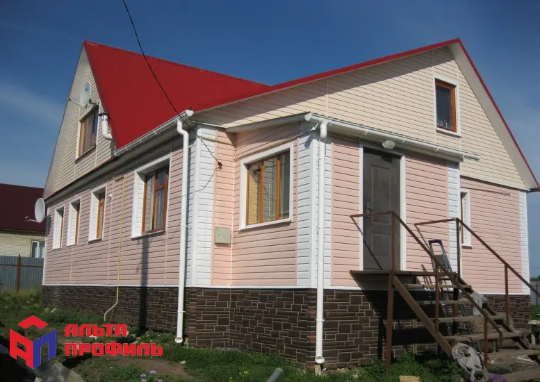 АЛЬТА КЛАССИКА Виниловый сайдинг | розовый, 3м