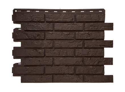 ПАНЕЛЬ КИРПИЧ РИЖСКИЙ ЭКО, ЦВЕТ КОРИЧНЕВЫЙ