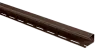 Планка "J - trim", Альта-Сайдинг,  3000 мм, цвет Коричневый