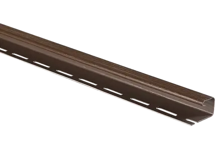 Планка "J - trim" Орех тёмный Т-15 - 3,00м